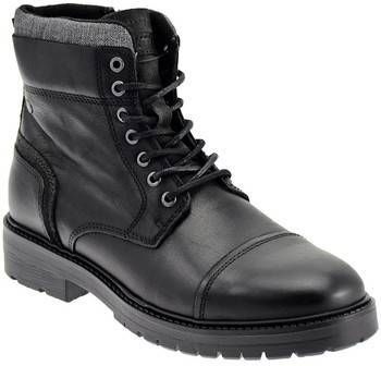 JACK & JONES Leren Laarzen Heren Zwart Jassenshoponline.nl JACK & JONES Leren Laarzen Heren Zwart Jassenshoponline.nl
