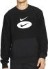 Nike Sportswear Swoosh League Herentop van sweatstof met ronde hals Zwart online kopen