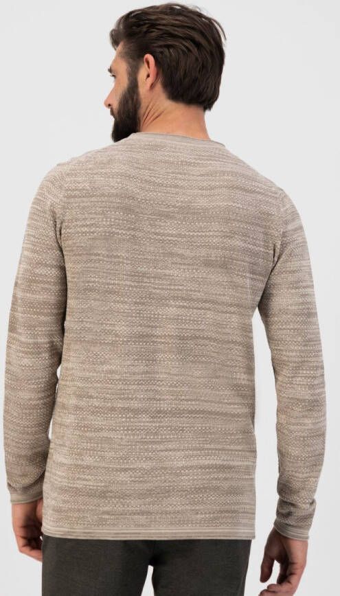 Dstrezzed Pullover crew neck popcorn melange 405496/258