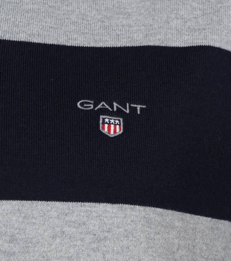Gant Rugbyshirt Barstripe Heavy Rugger sportieve casual stijl