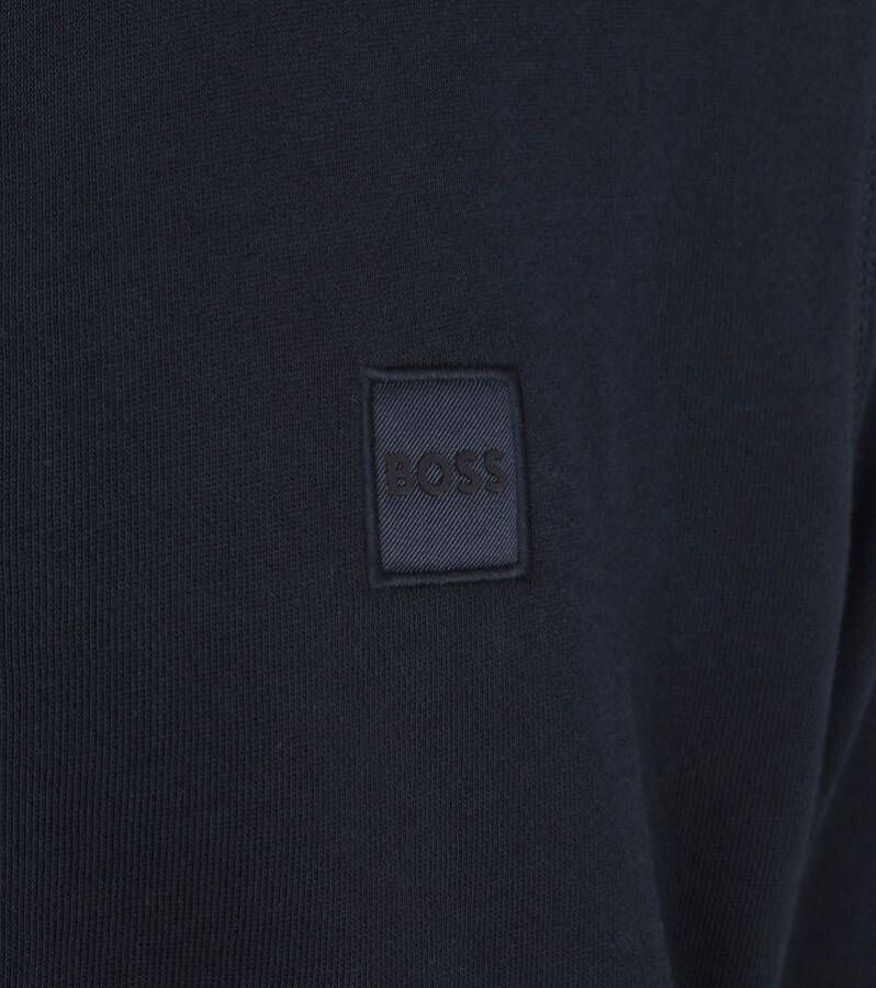 Hugo Boss Zestart jersey sweatshirt , Blauw, Heren