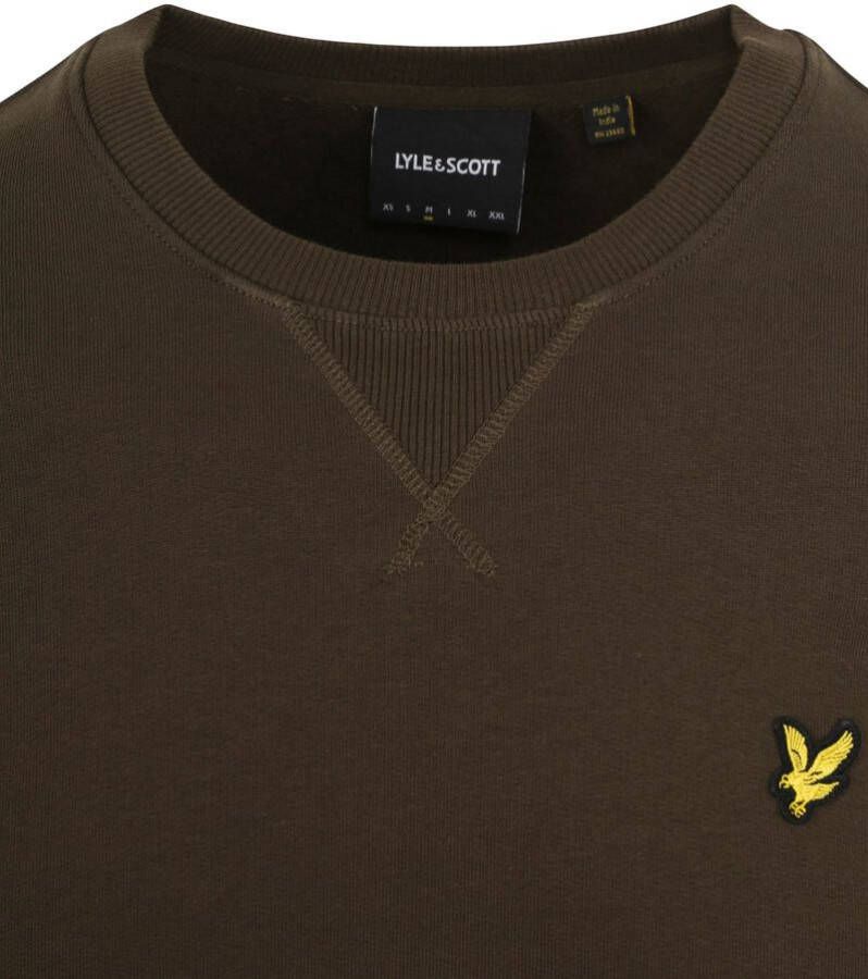Lyle and Scott Ml424vog crew neck sweatshirt, w485 olive