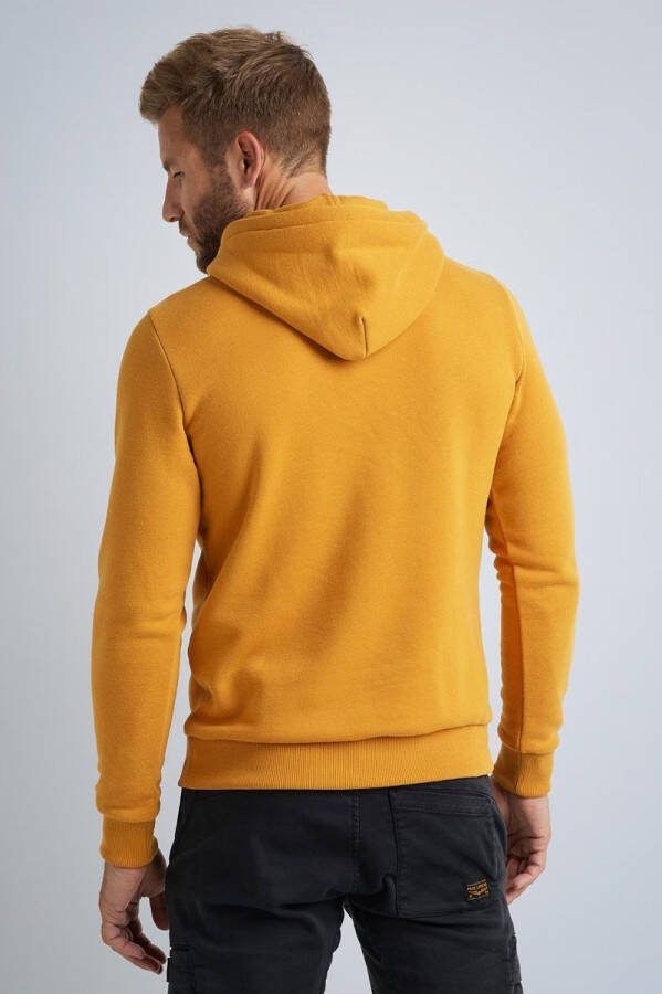 PME Legend Hooded soft brushed fleece golden oak , Oranje, Heren