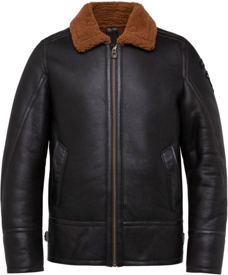 PME Legend Lammy Jacket Leer Donkerbruin