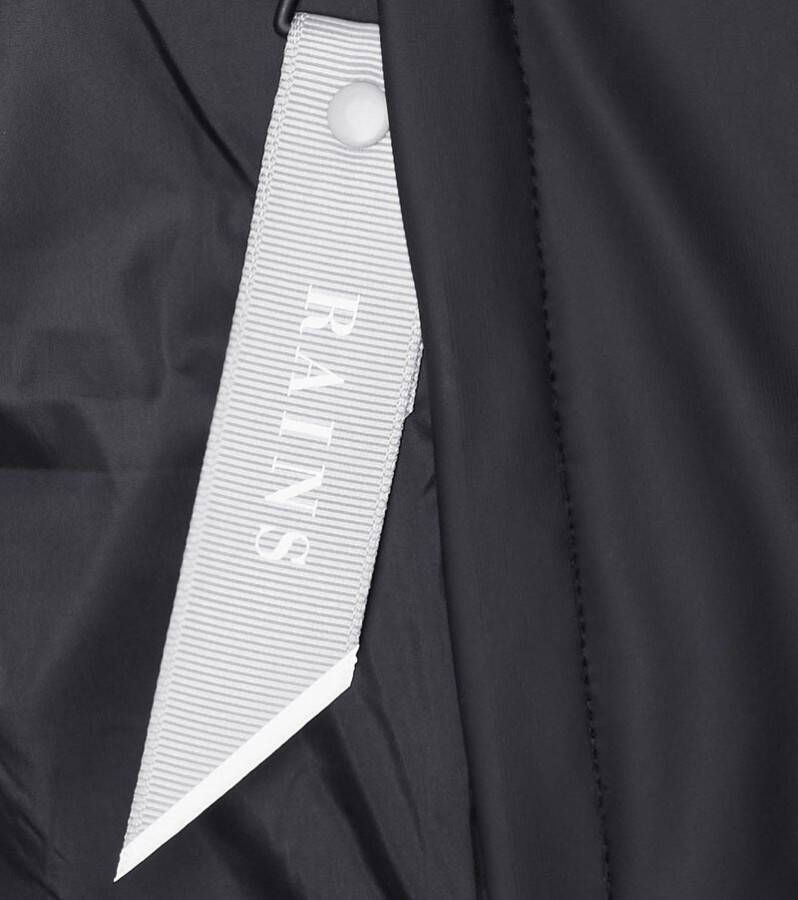 Rains Gewatteerde Jassen Zwart Dames