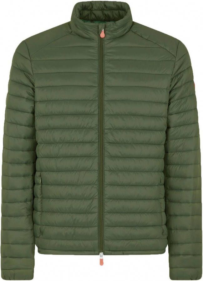 Save the Duck Alexander gewatteerd jack met ritszakken en logo