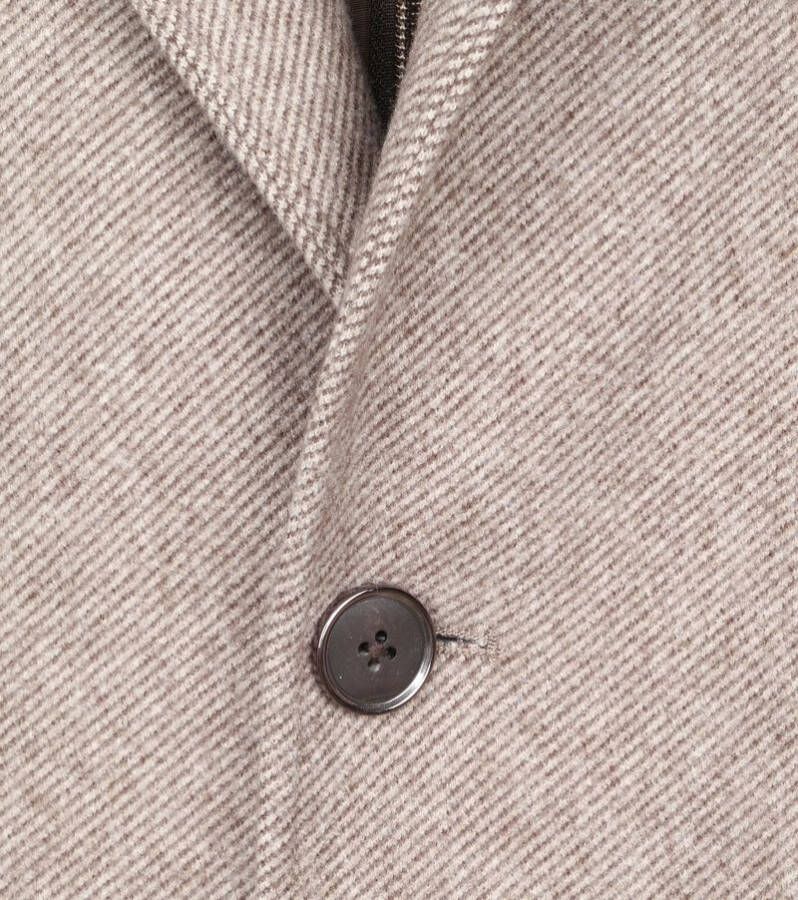 Suitable Geke Coat Streep Beige