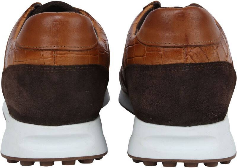 Suitable Sneaker Run Croco Bruin