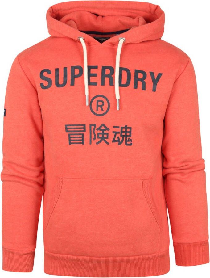 Superdry Hoodies & sweatvesten Oranje Heren