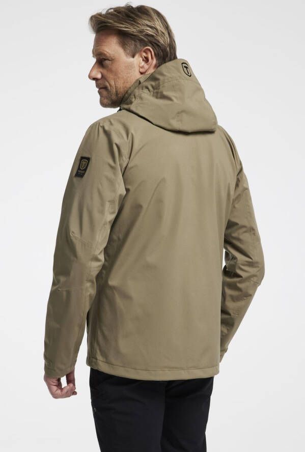 Tenson Jas afneembare capuchon olijfgroen