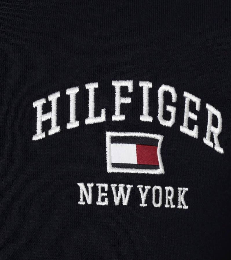 Tommy Hilfiger Moderne varsity zip door woestijnhemel , Blauw, Heren