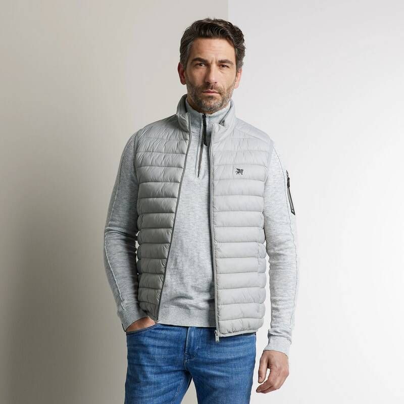 Vanguard Bodywarmer densylon drizzle , Grijs, Heren