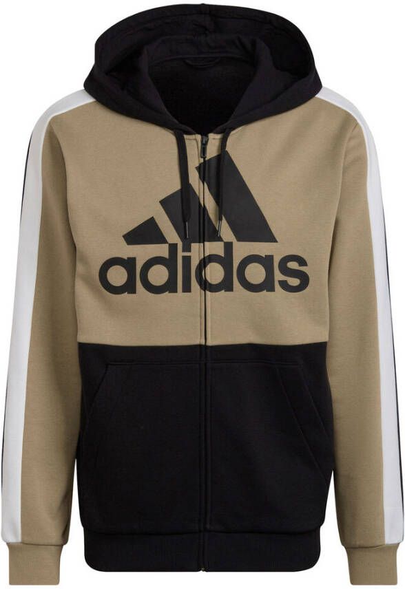 adidas Sportswear Capuchonsweatvest ESSENTIALS COLORBLOCK FLEECE CAPUCHONJACK
