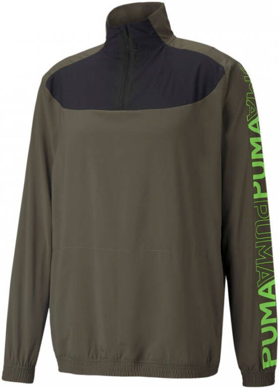Puma Train Woven Half Zip Sweatshirt Heren