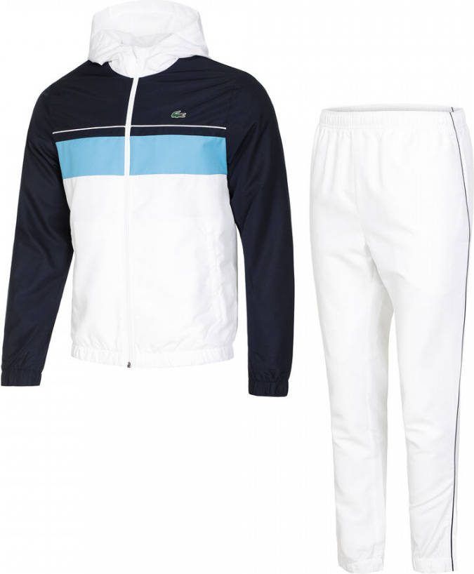 Lacoste Sport Colorblock Hooded Trainingspak Heren