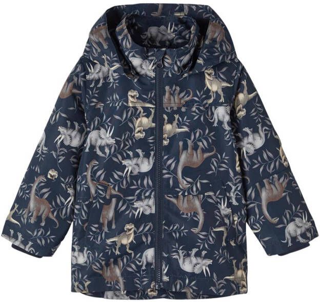 name it Jassen Max Jacket Soft Dino Donkerblauw