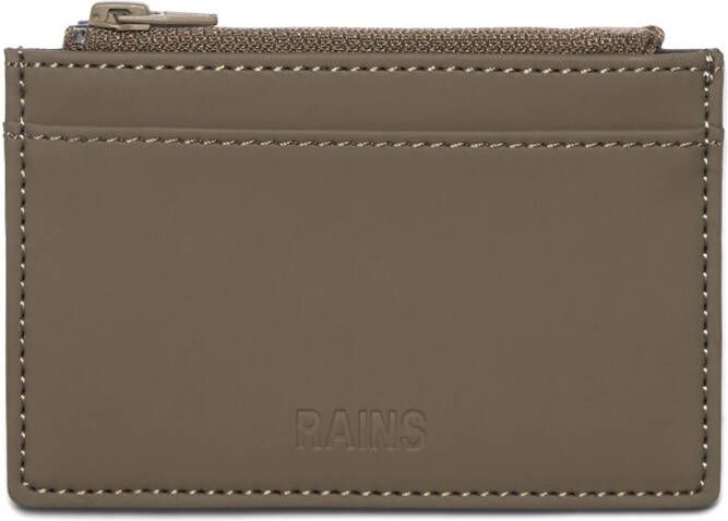Rains Ritsportemonnees Zip Wallet Taupe