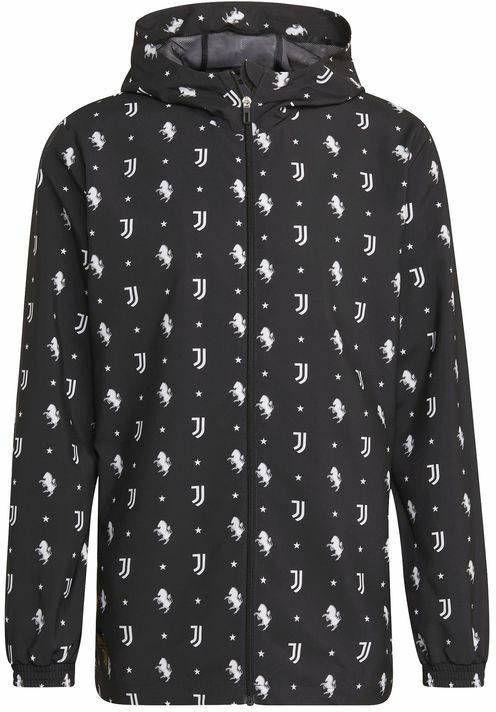 adidas Juventus Windbreaker Zwart/Wit