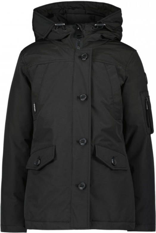Airforce Parka met capchon en merkpatch