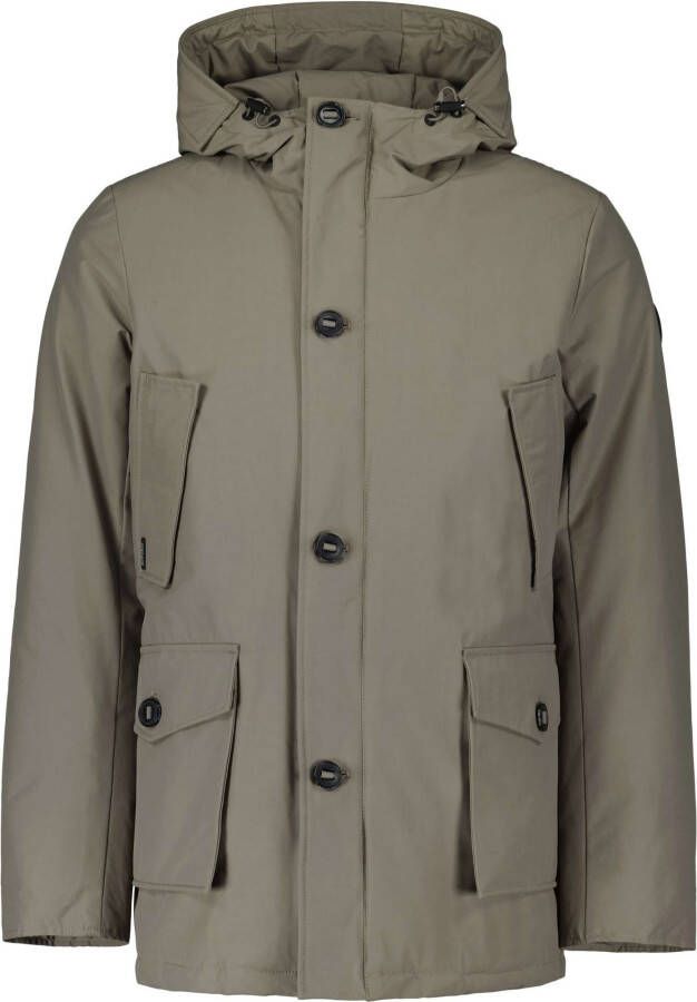 Airforce Ice gewatteerde parka met capuchon en klepzakken