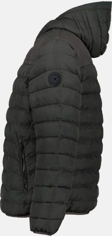 Airforce Hooded Padded Jacket , Grijs, Heren