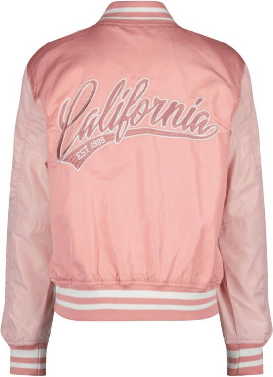 America Today Meisjes Varsity Jacket Joelle Jr Roze