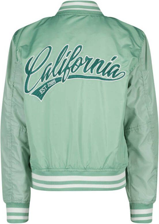 America Today Meisjes Varsity Jacket Joelle Jr Groen