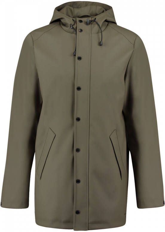 America Today Heren Regenjas Heren Middenlang Bruin