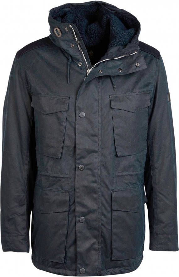 Barbour Winterjassen Blauw Heren