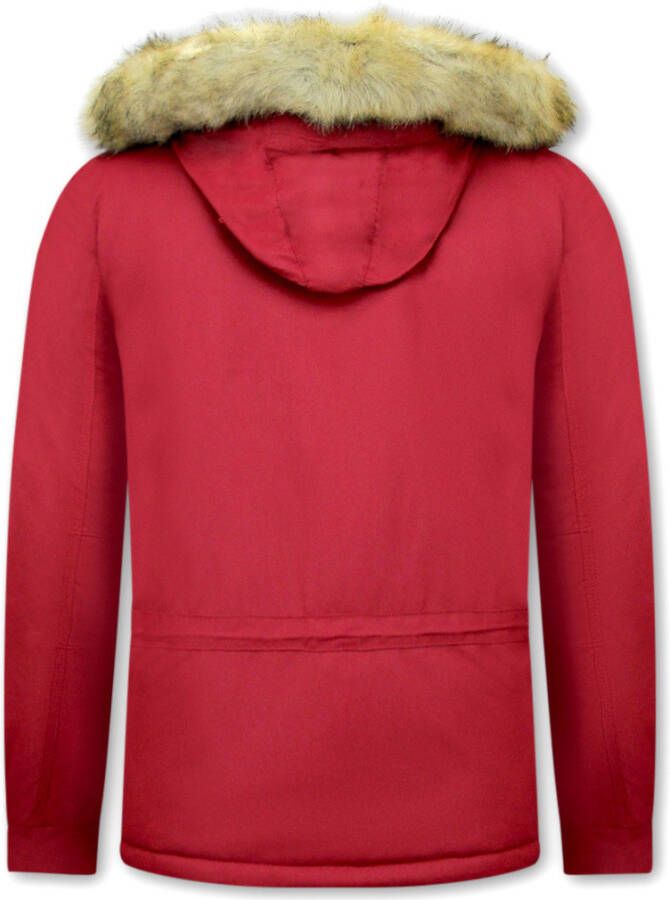 Beluomo Gewatteerde jas voor over het hoofd