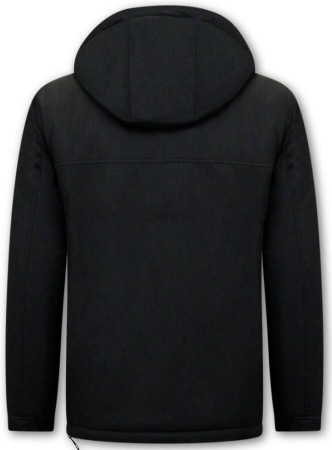 Beluomo Jas over je hoofd anorak winterjas