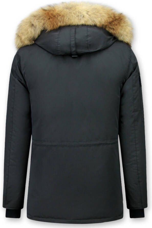 Parka Jas Beluomo Parka Jas Met Bontkraag -