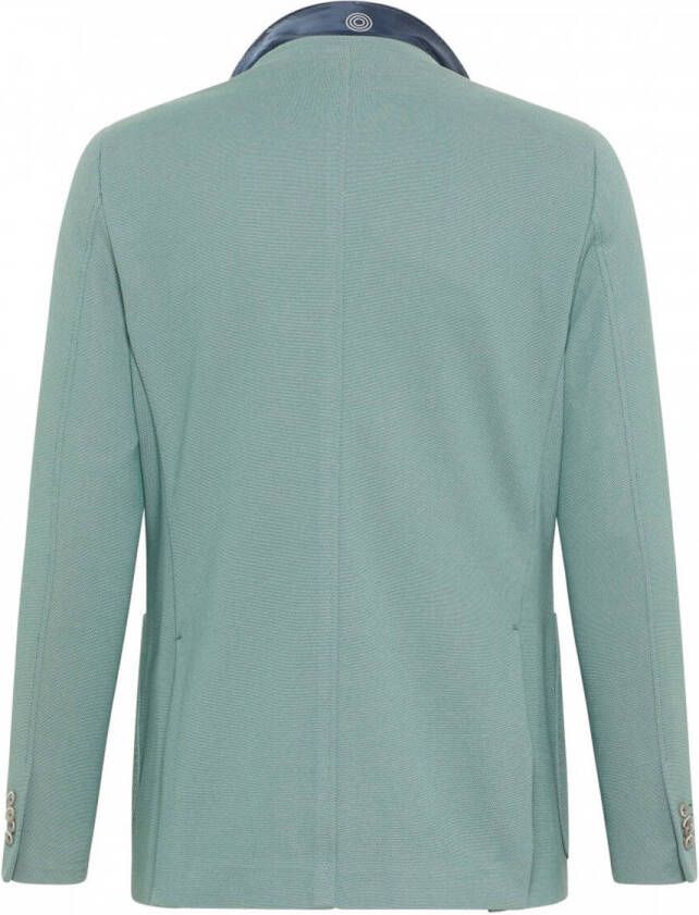 Blue Industry colbert mix & match groen borstzak effen katoen slim fit