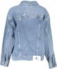 Calvin Klein Jeansjack Dad denim jacket in lichtblauwe wassing in distressed look online kopen