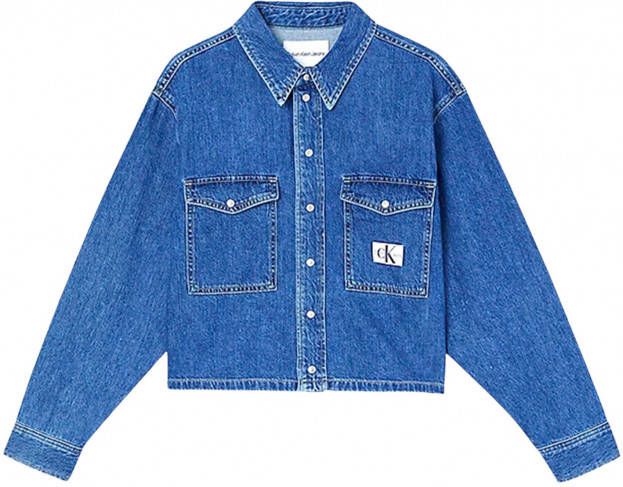 Calvin Klein Spijkerjassen Blauw Dames