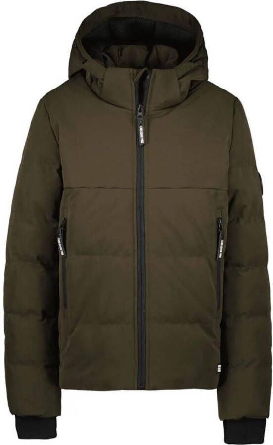 Cars Jeans Groene Gewatteerde Jas Kids Eltham