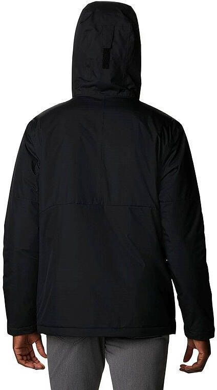 Columbia point park outdoorjas zwart heren