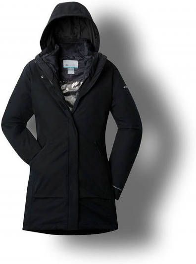 Columbia pulaski interchange outdoorjas zwart dames