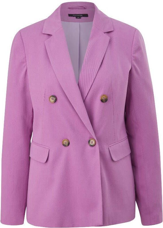 comma Fuchsia getailleerde blazer