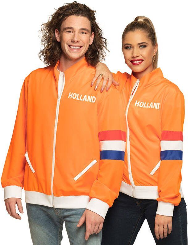 Confetti Trainingsjasje nederland | basic oranje holland feest