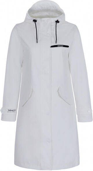 Dingy Weather Dames regenjas met voering PU slanke jacket