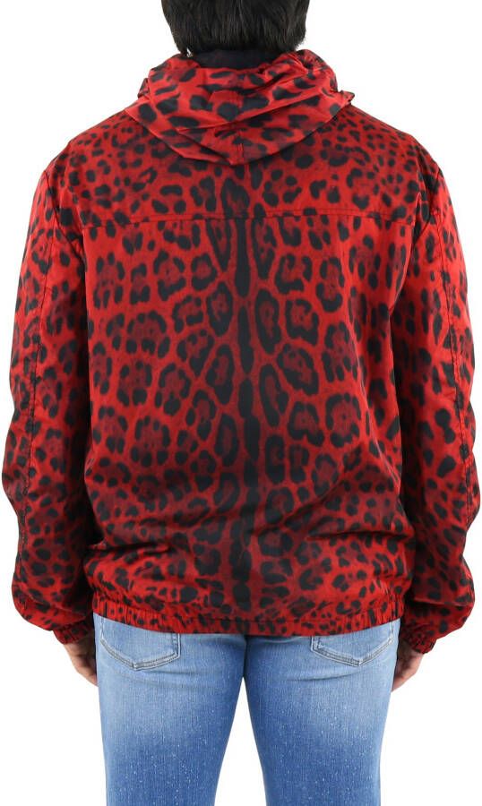 Dolce & Gabbana Jacket with animal motif , Rood, Heren