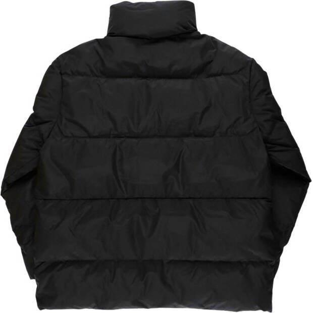 Dsquared2 Logo print down jas , Zwart, Heren