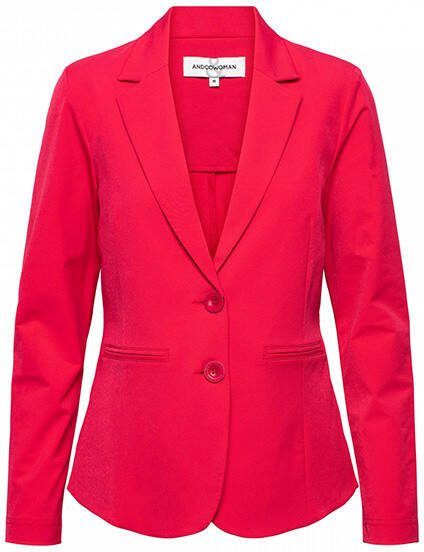 &Co Woman &co women blazer phileine travel cherry