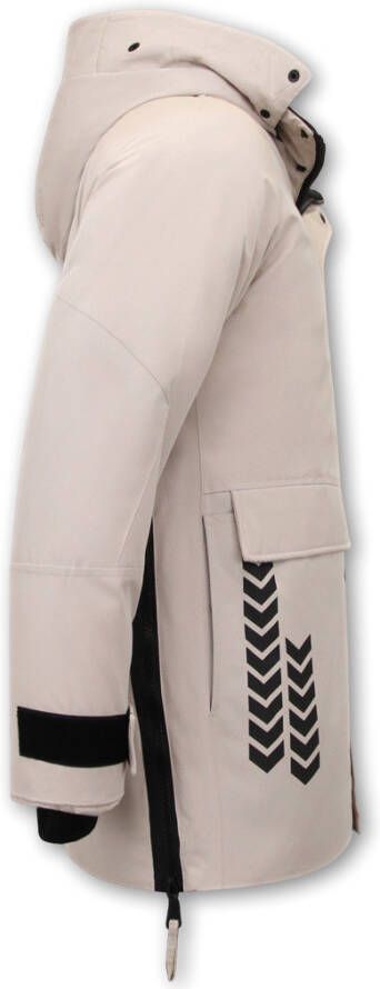 Enos Beige winterjas 9803