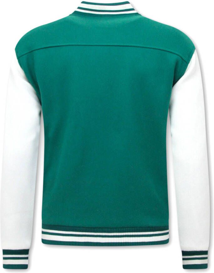 Enos Collegejassen classic groen