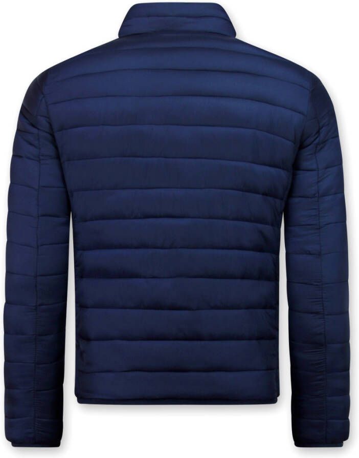 Enos Gewatteerde jassen Blauw Heren