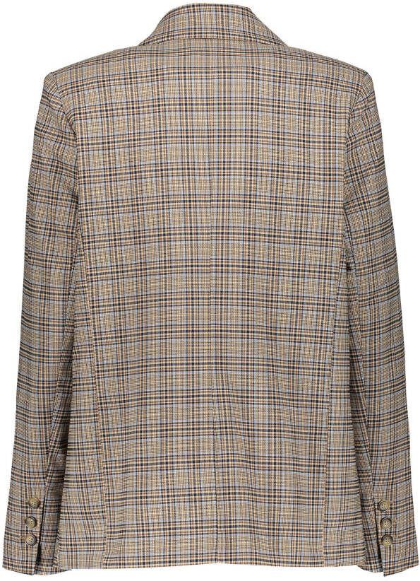 Geisha 25840 99 720 blazer check sand/light blue