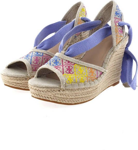 Guess Sandaal Plateauzool Halona 4G Logo