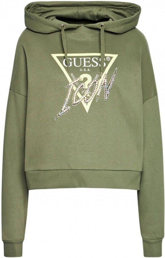 Guess Hoodies & Sweatvesten Groen Dames